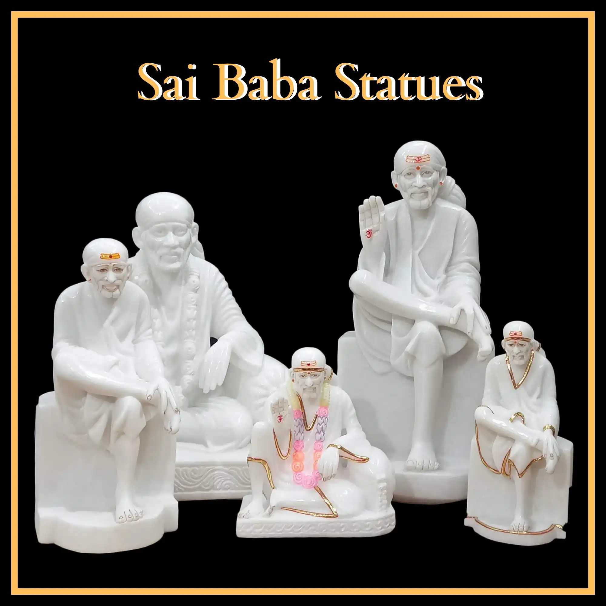 Saibaba Marble Statue