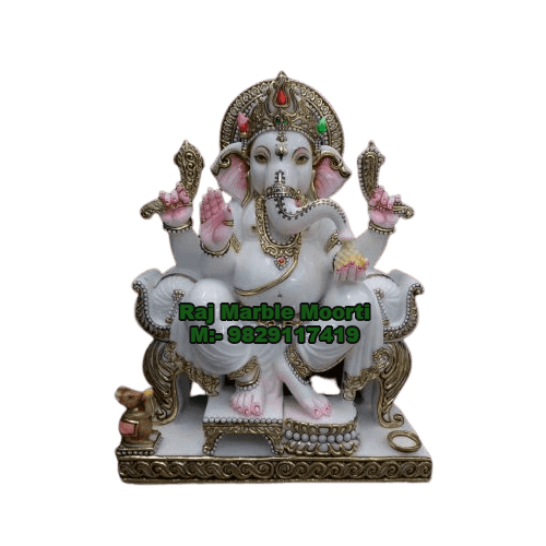 Ganpati Marble Idol