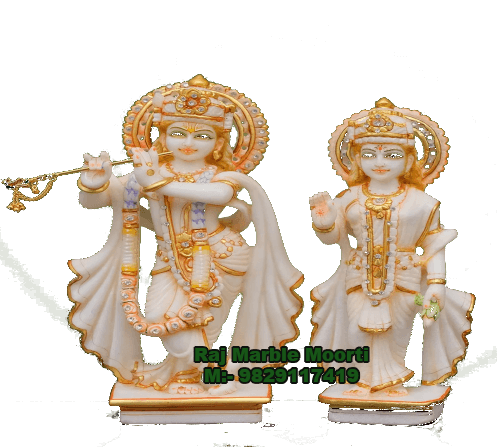 Marble Radha-Krishna Moorti