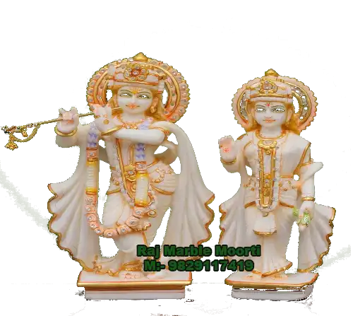 Marble Radha-Krishna Moorti