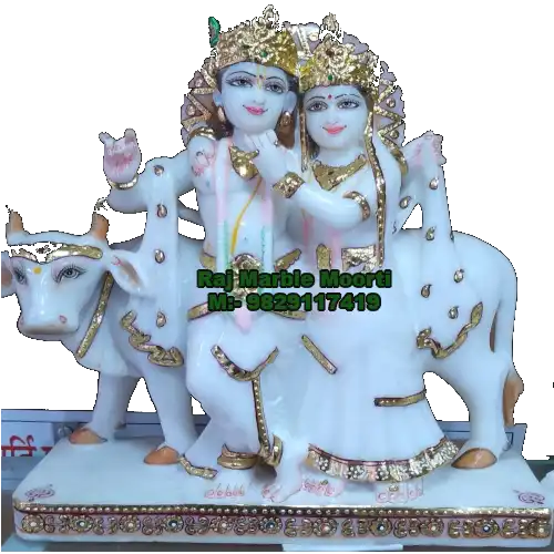 Radha-Krishna Marble Idol