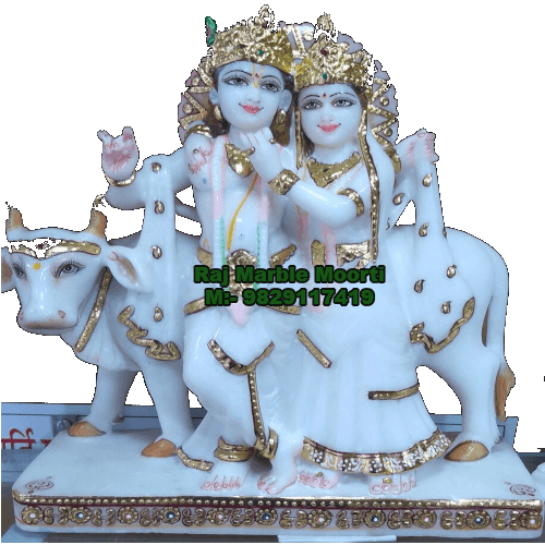 Radha-Krishna Marble Idol