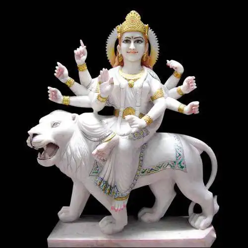 Marble Durgaji Statue