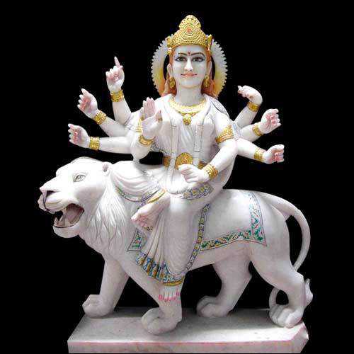 Marble Durgaji Statue