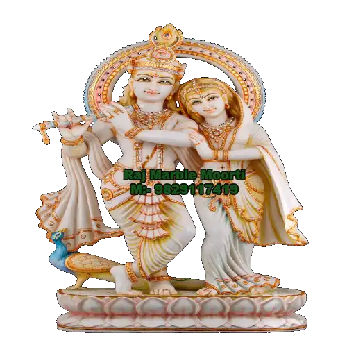 Marble Radha-Krishna Idol