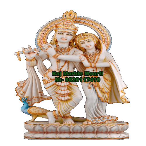 Marble Radha-Krishna Idol